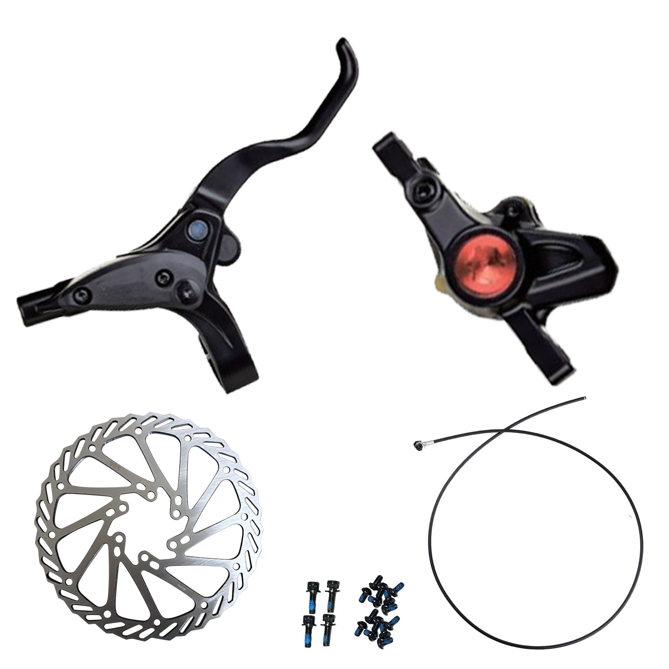 Qbp Rotor QBP RSX Hydraulic Brakes 2 Pot Front 100cm with 160mm Rotor – Bandit ...